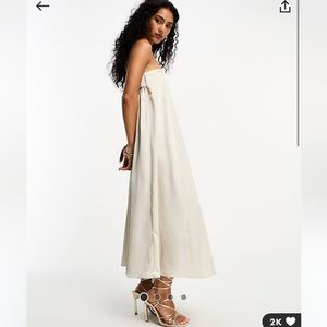 Beautiful strapless maxi dress